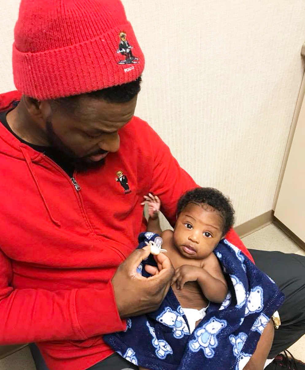 First-Time Father Adorably Tries To Comfort His Newborn Son As He Receives His First Shots
